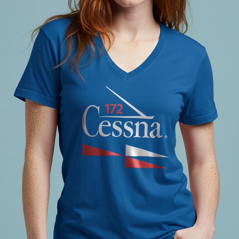 Cessna 172 - Women's V-Neck T-Shirt