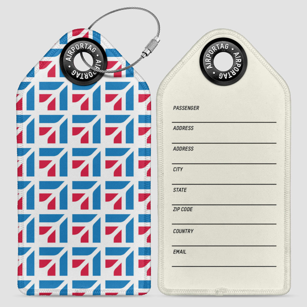 Cessna Logo Pattern - Luggage Tag
