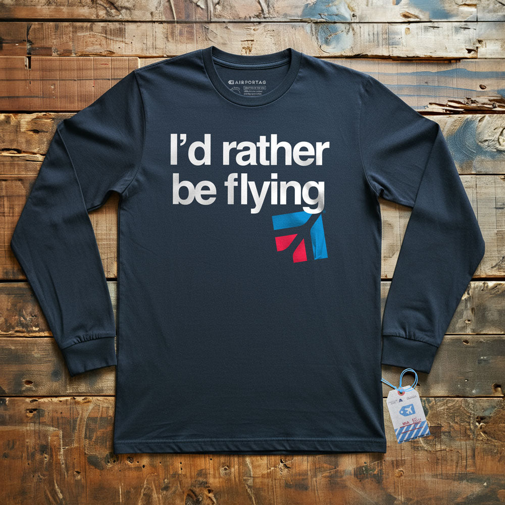 Cessna Rather be Flying - Long Sleeve T-Shirt