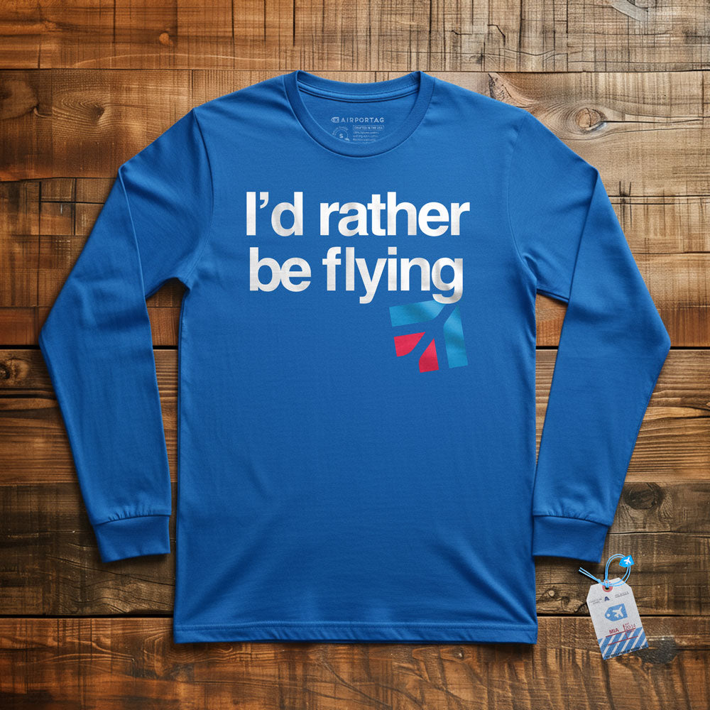 Cessna Rather be Flying - Long Sleeve T-Shirt