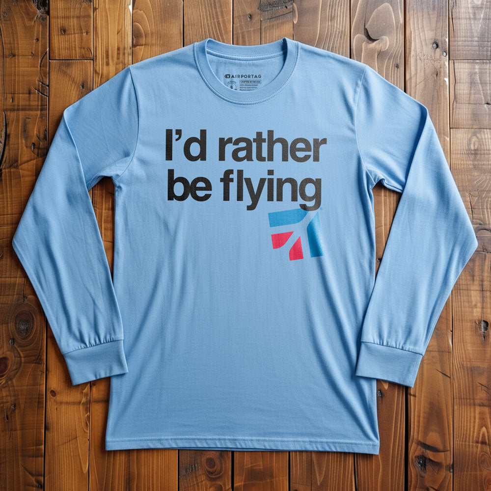 Cessna Rather be Flying - Long Sleeve T-Shirt