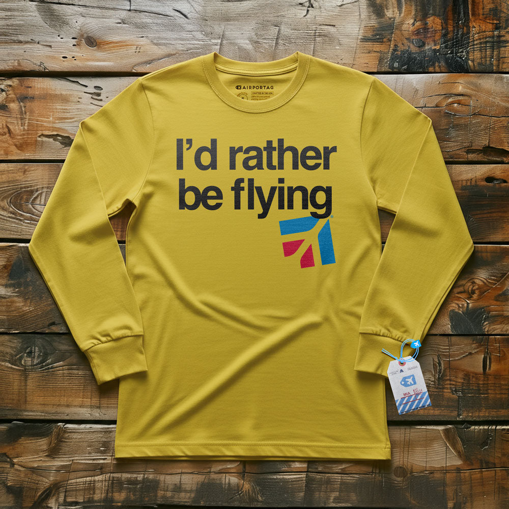 Cessna Rather be Flying - Long Sleeve T-Shirt