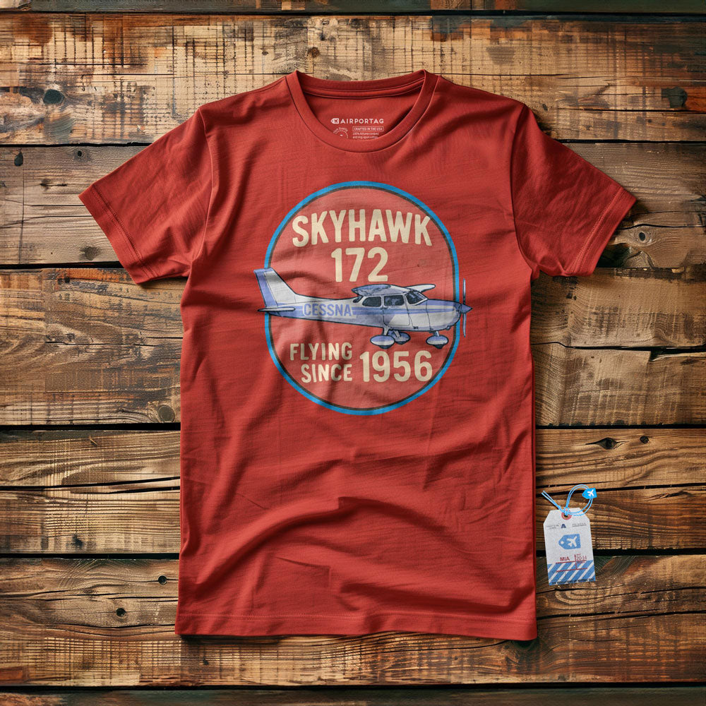 Cessna Skyhawk 172 Flying Since 1956 - T-Shirt