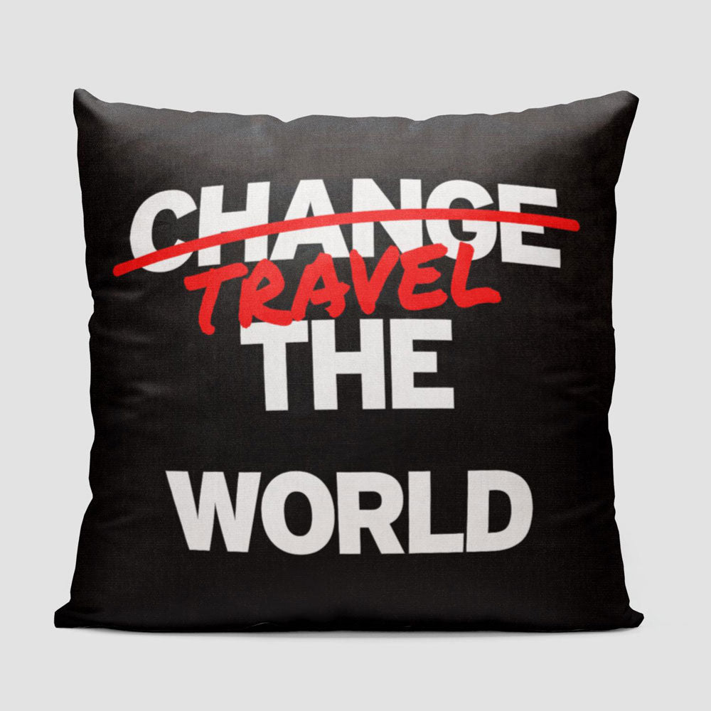 Travel The World - Throw Pillow