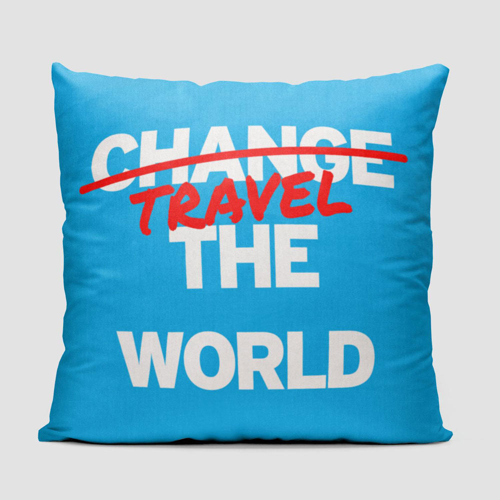 Travel The World - Throw Pillow
