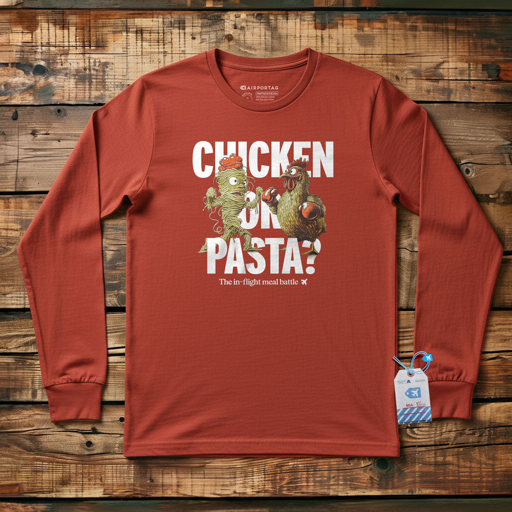 Chicken or Pasta - Long Sleeve T-Shirt