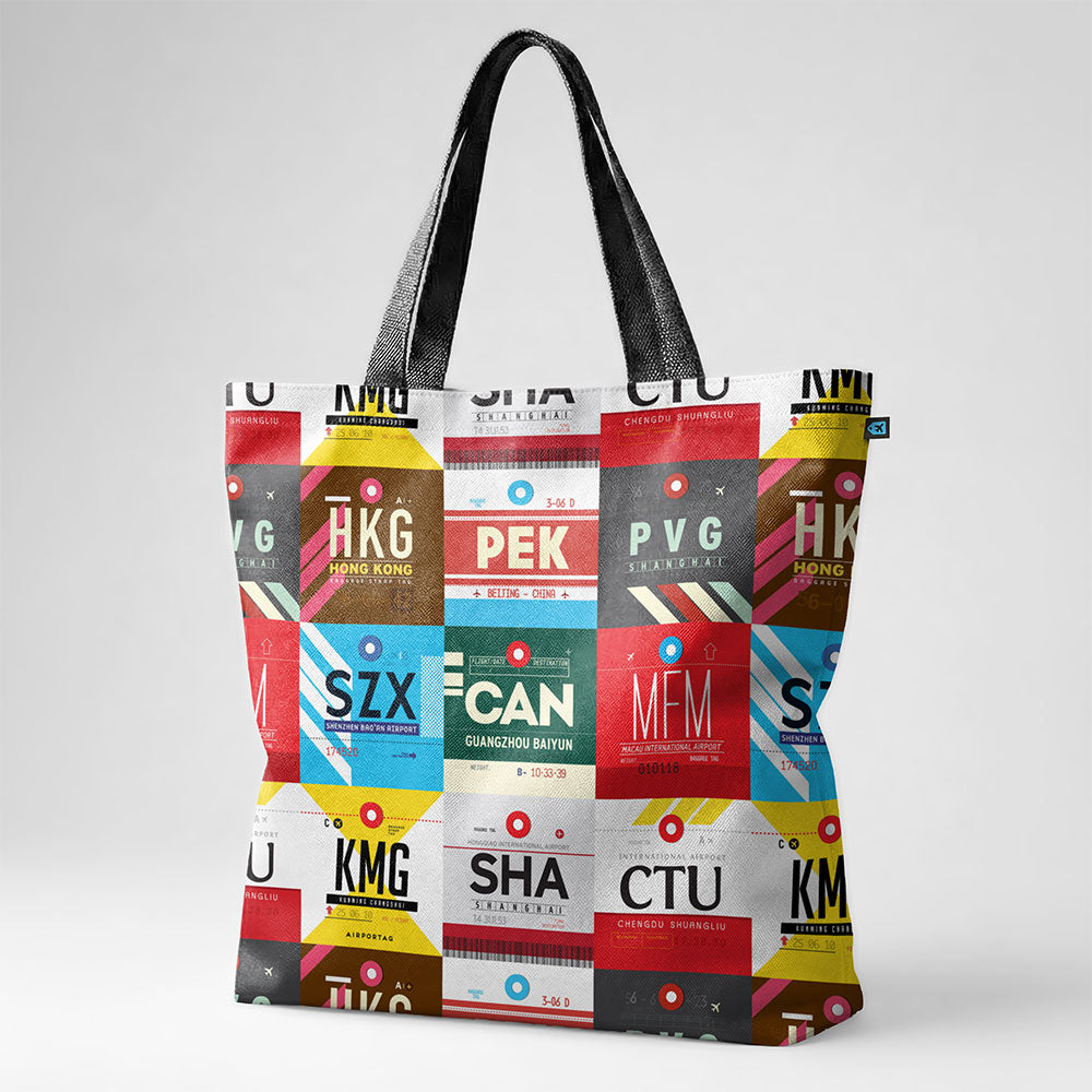 Chinese Airports - Tote Bag