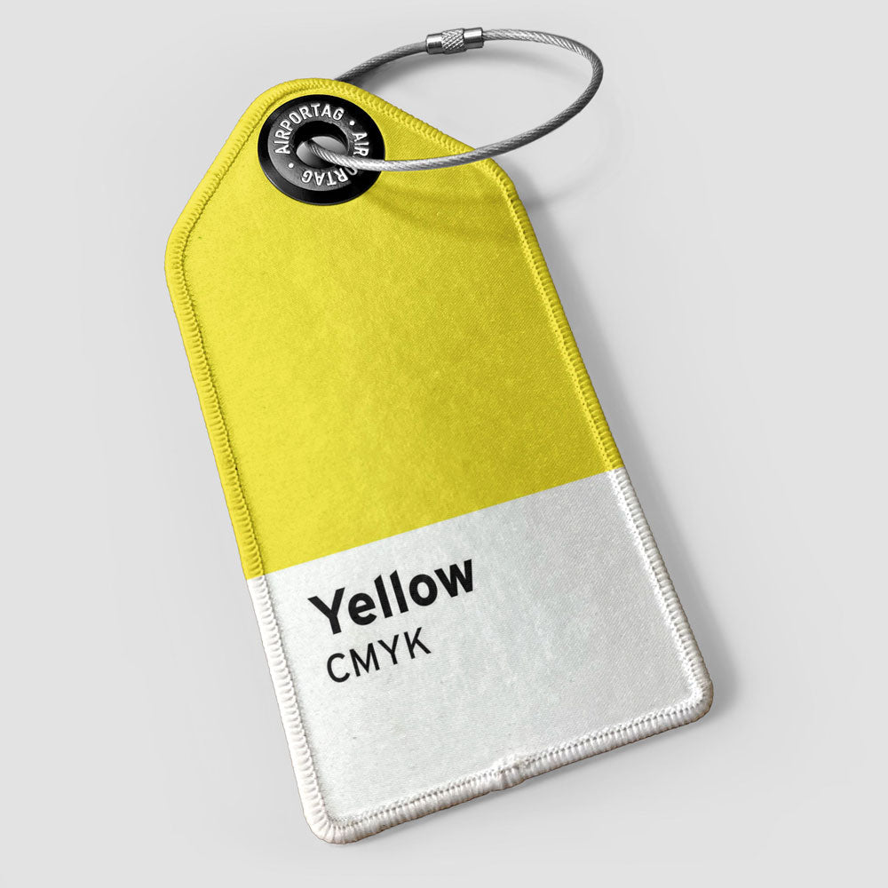 Yellow CMYK - Luggage Tag