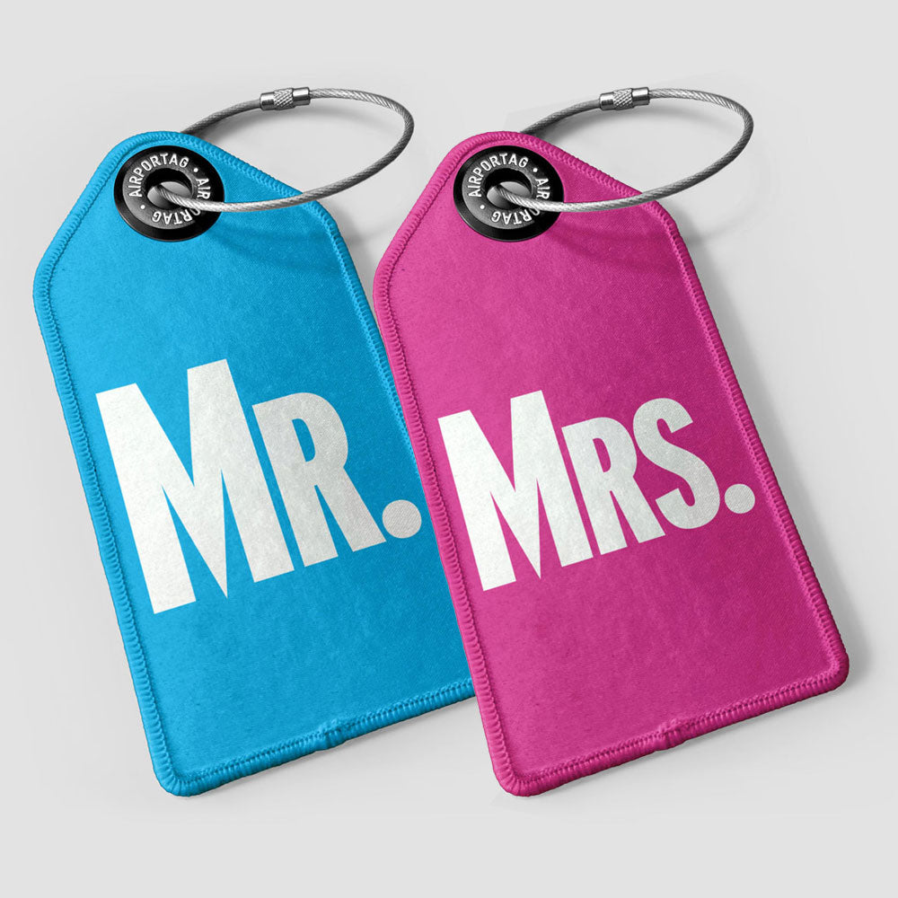 Mr and Mrs - Luggage Tag