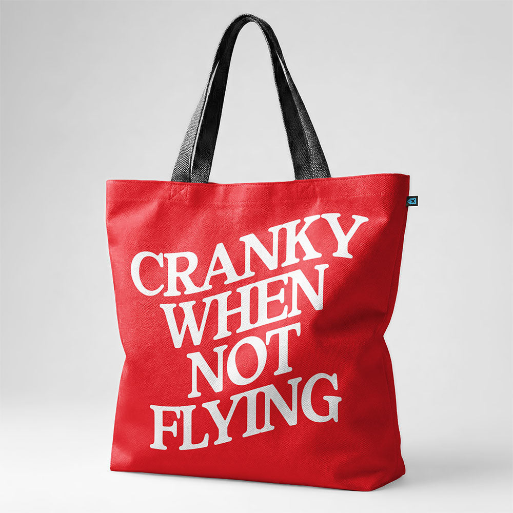 Cranky When Not Flying - Tote Bag