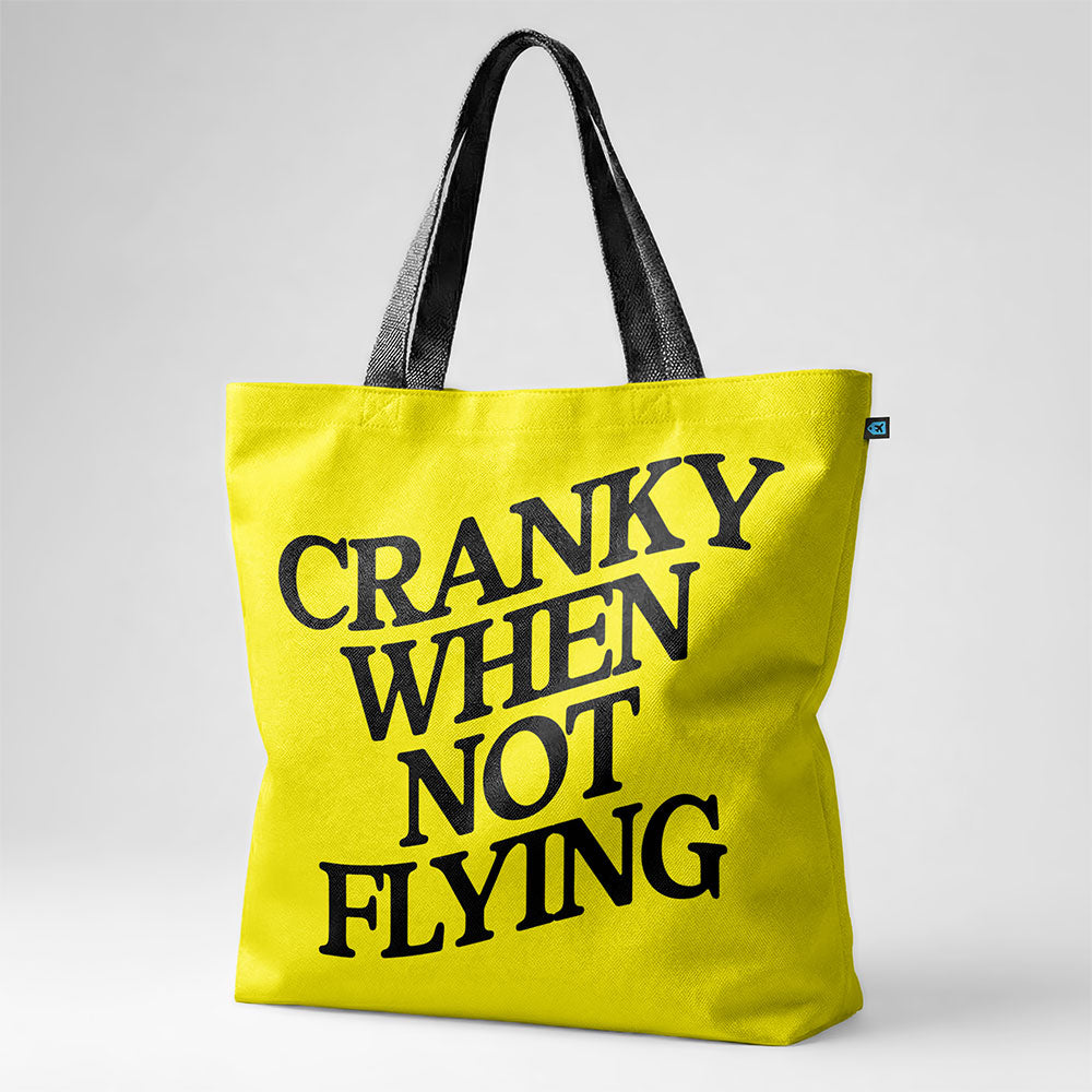 Cranky When Not Flying - Tote Bag
