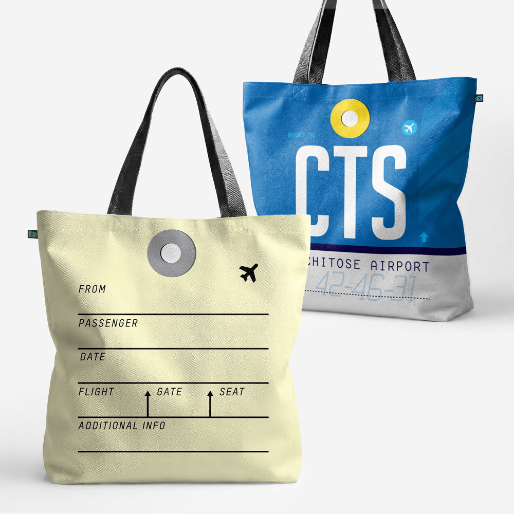 トートバッグ - CTS - 新千歳空港 - 北海道、日本 - IATA コード CTS
