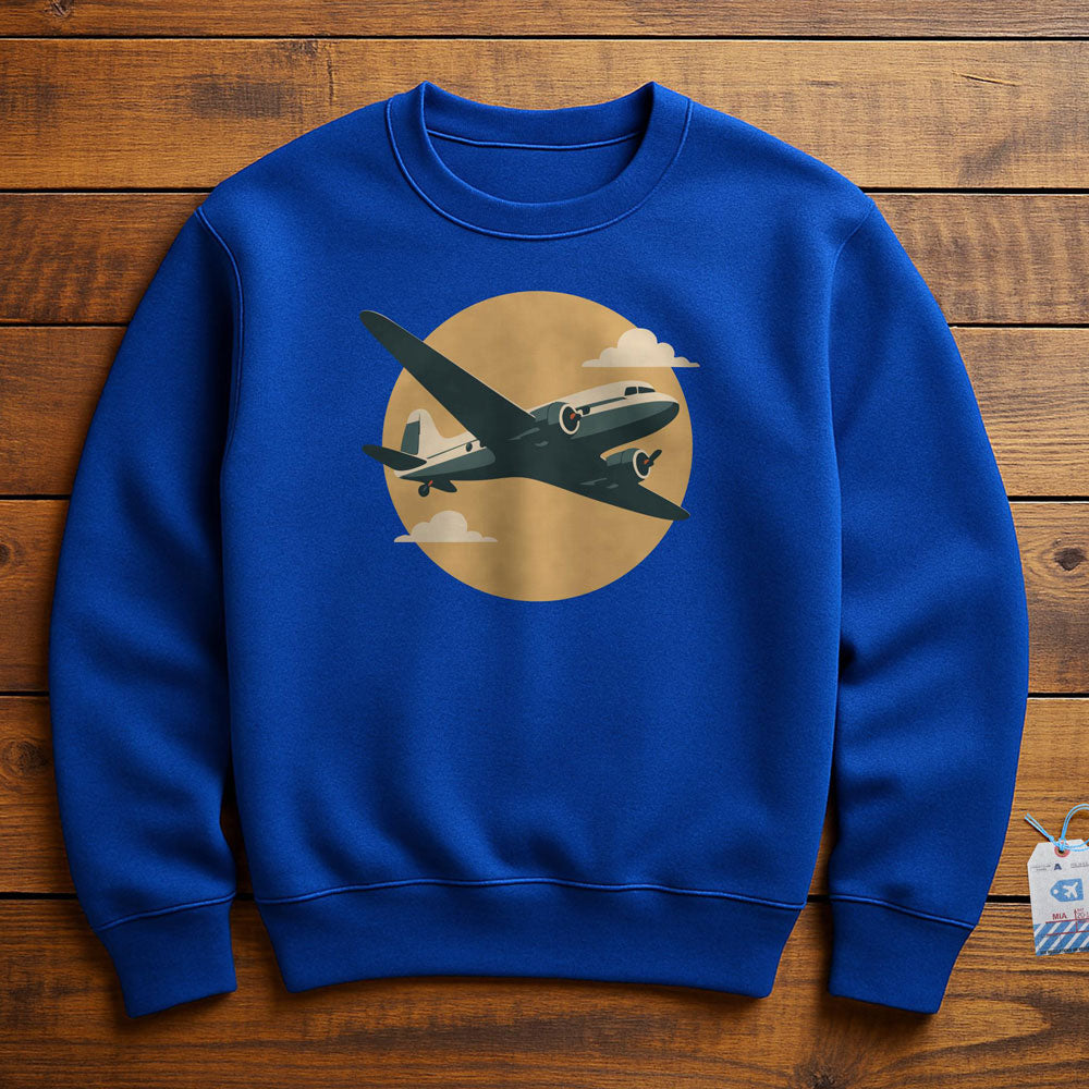 DC-3 Minimalist - Sweatshirt - True Royal