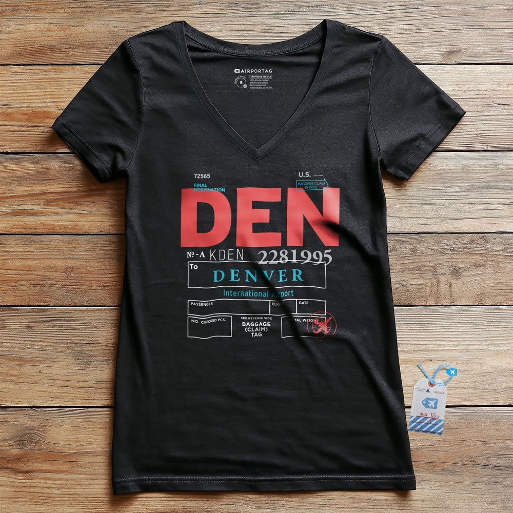 DEN - Women's V-Neck T-Shirt