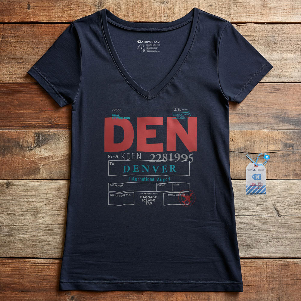 DEN - Women's V-Neck T-Shirt