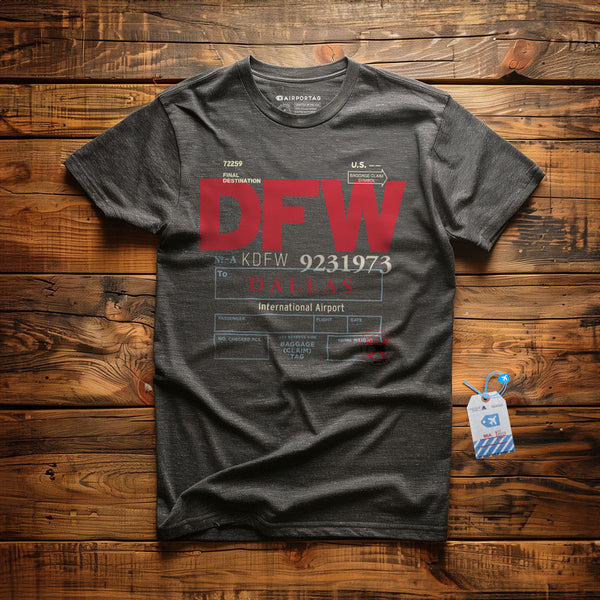 DFW airport IATA code - T-Shirt