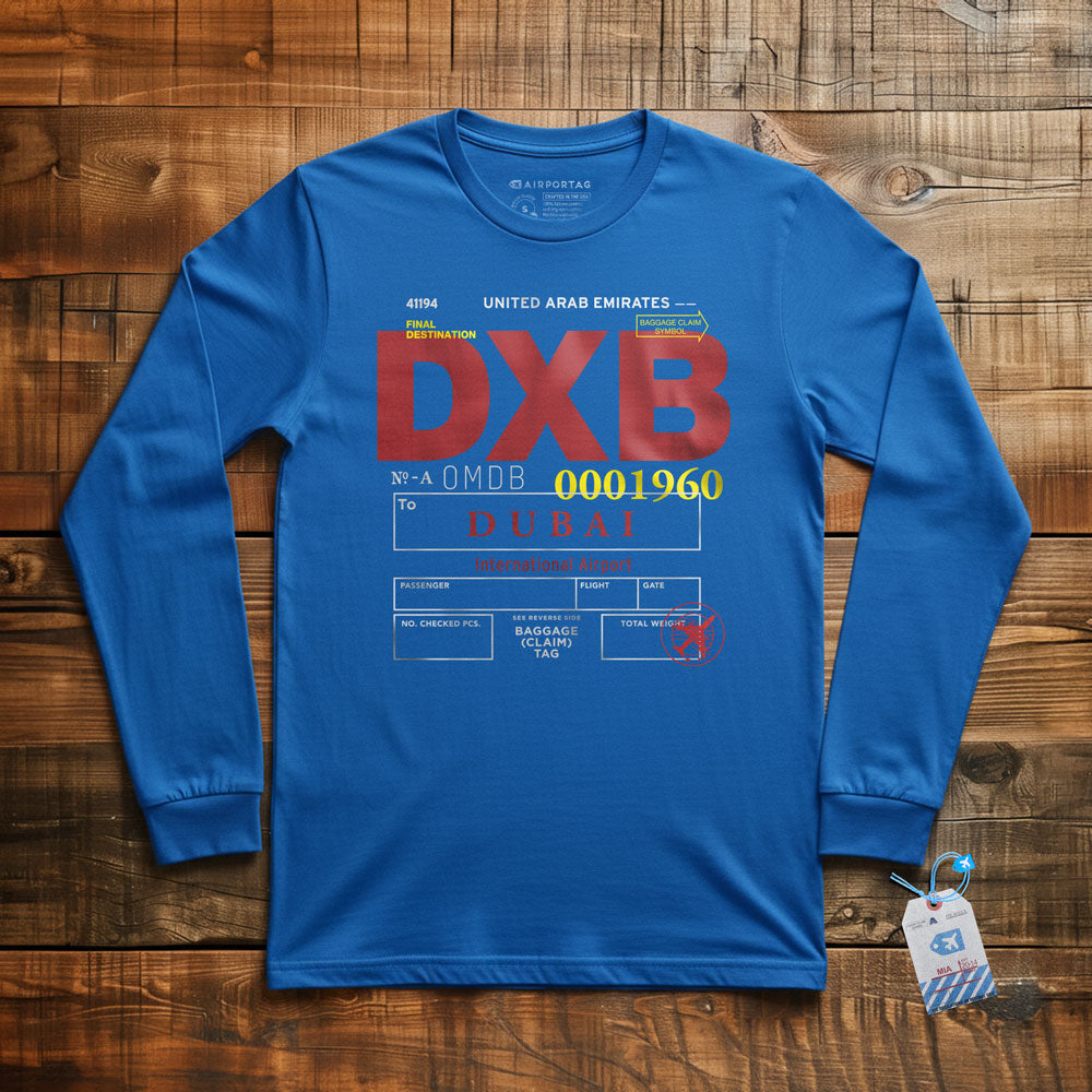 DXB Code - Long Sleeve T-Shirt