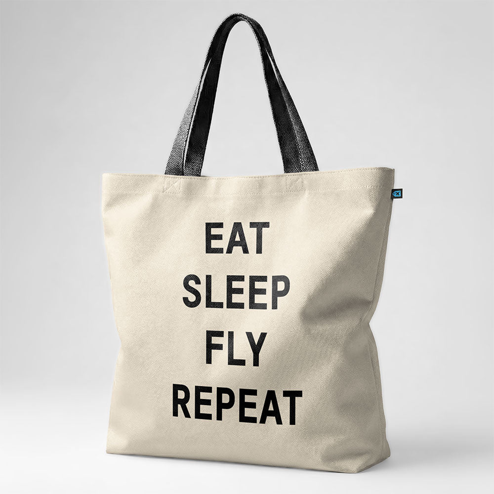 Eat Sleep Fly - Tote Bag
