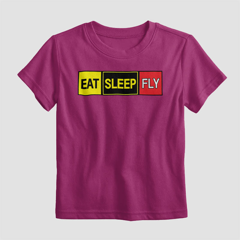 Eat Sleep Fly - Kids T-Shirt