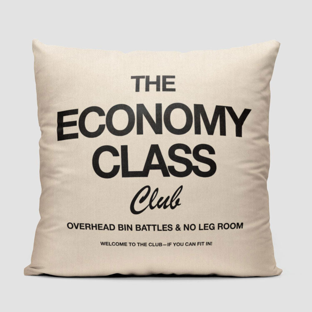 The Economy Class Club - Throw Pillow