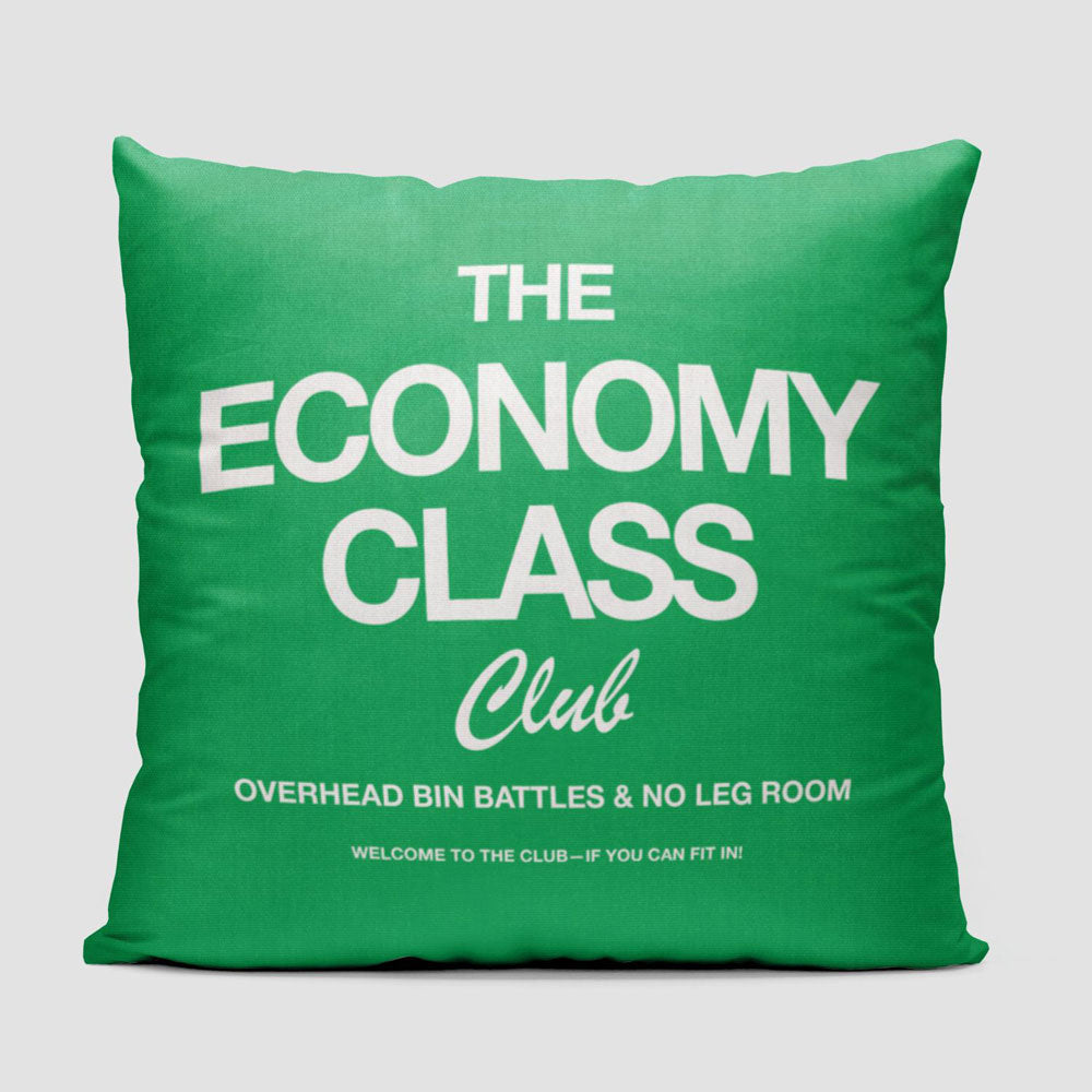 The Economy Class Club - Throw Pillow