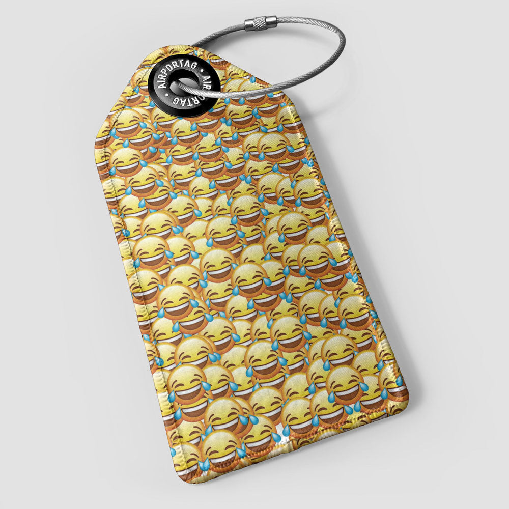 Emoji LOL Pattern - Luggage Tag