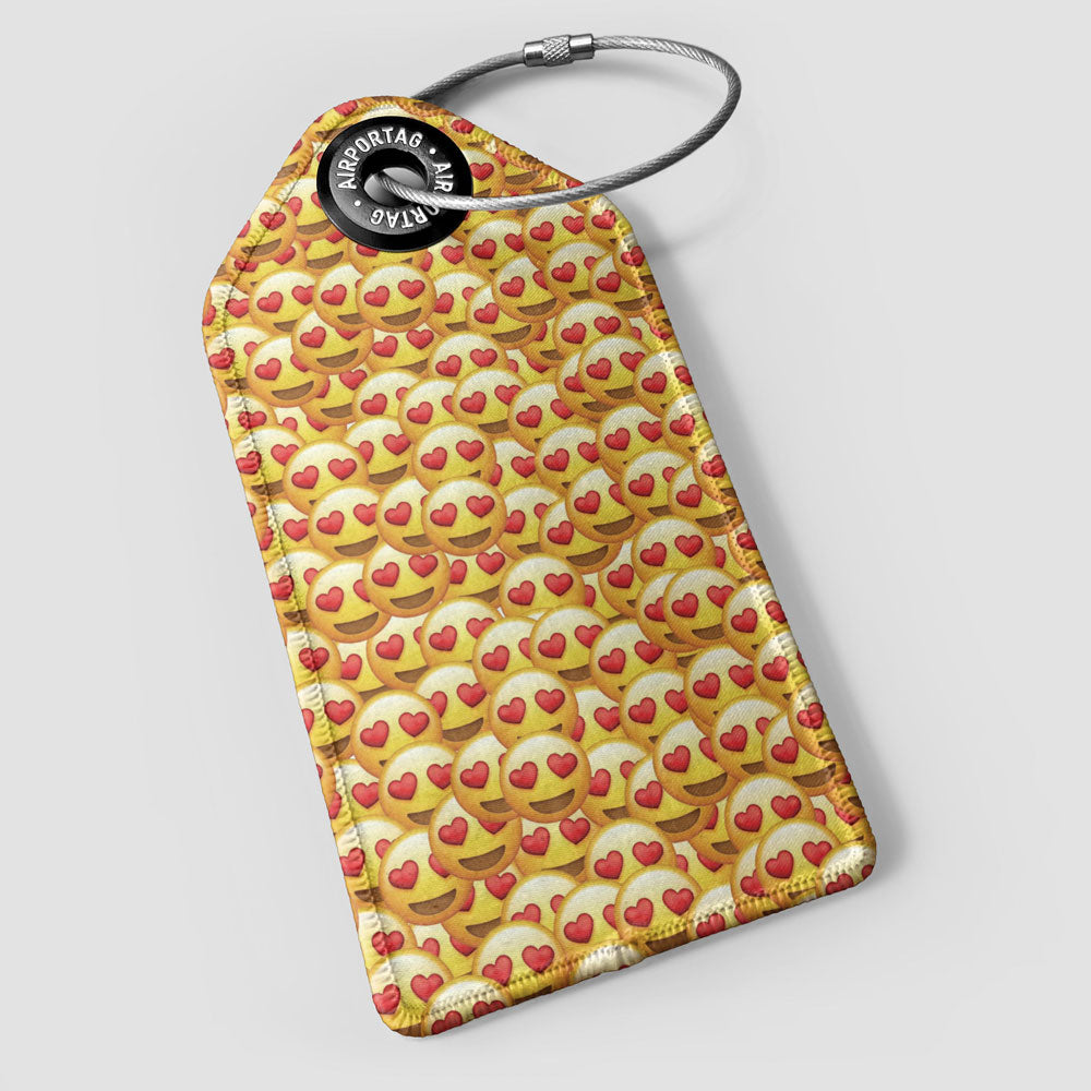 Emoji Love Pattern - Luggage Tag