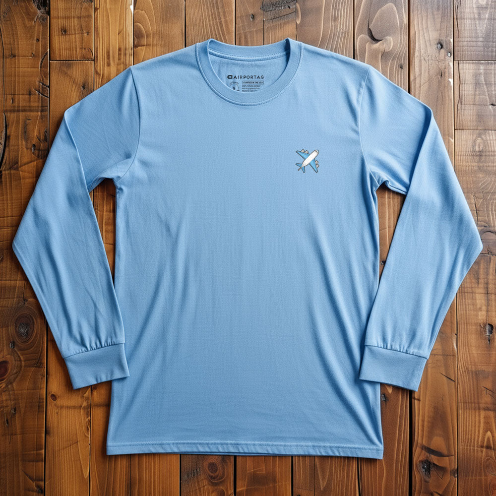 Emoji Plane Tiny - Long Sleeve T-Shirt