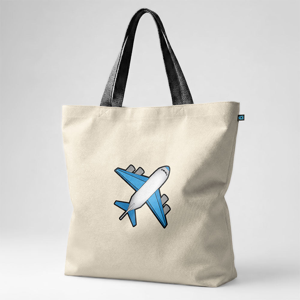 Emoji Plane Tiny - Tote Bag