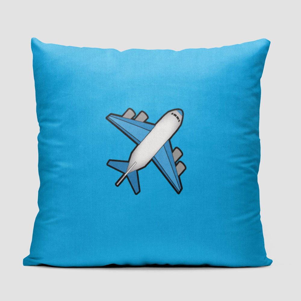 Emoji Plane Tiny - Throw Pillow