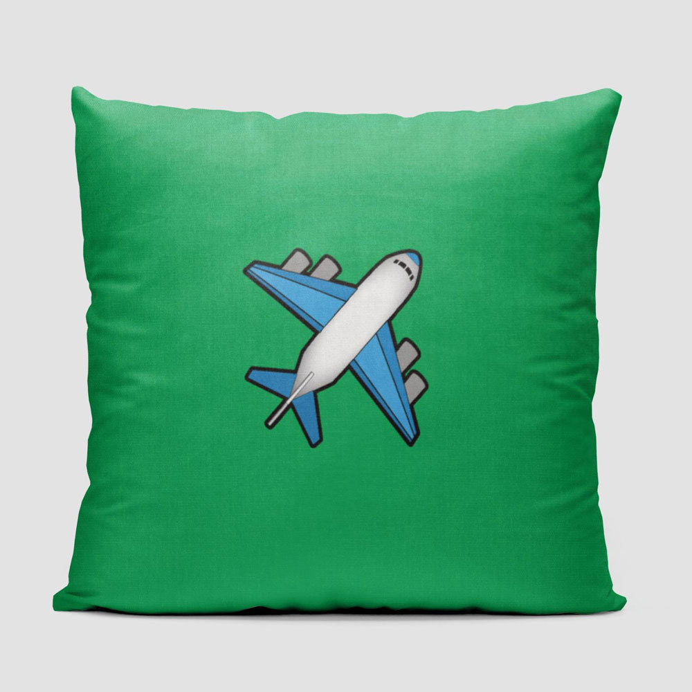 Emoji Plane Tiny - Throw Pillow