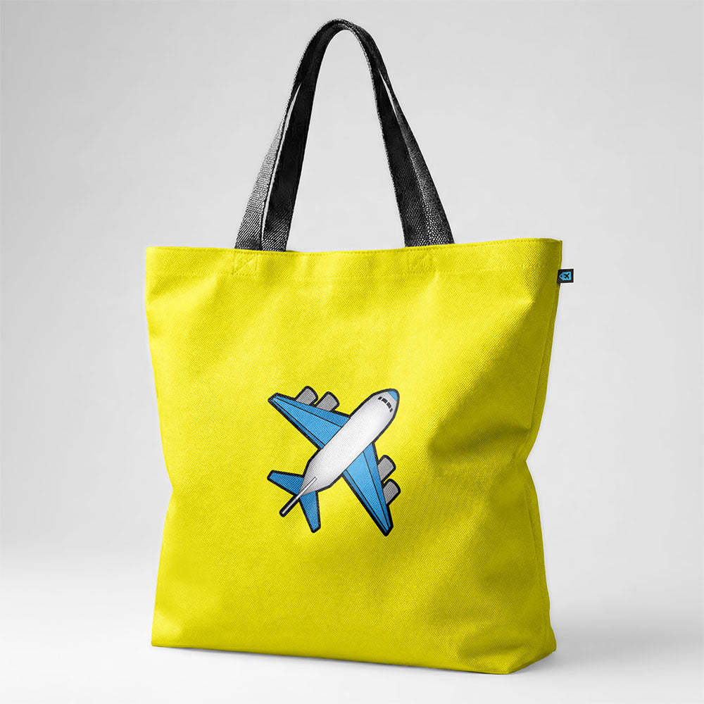Emoji Plane Tiny - Tote Bag