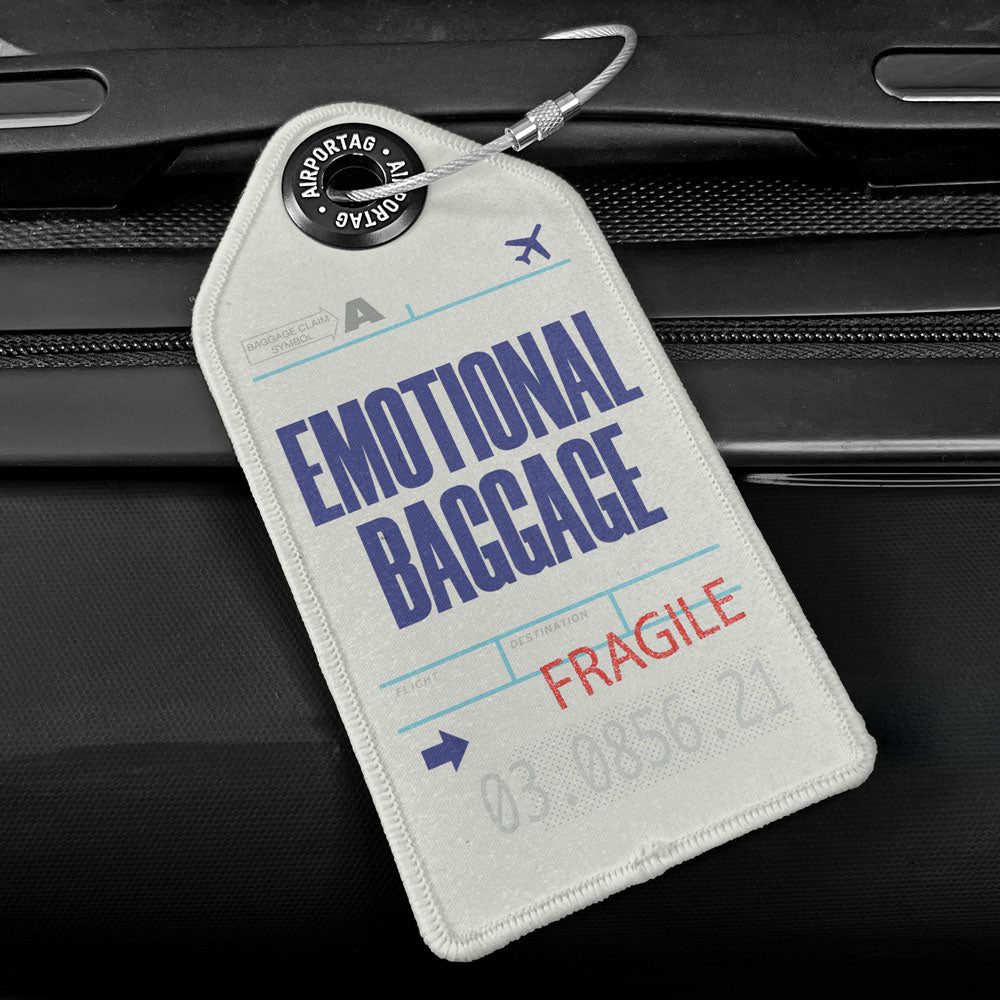 Bagage émotionnel - Étiquette de bagage