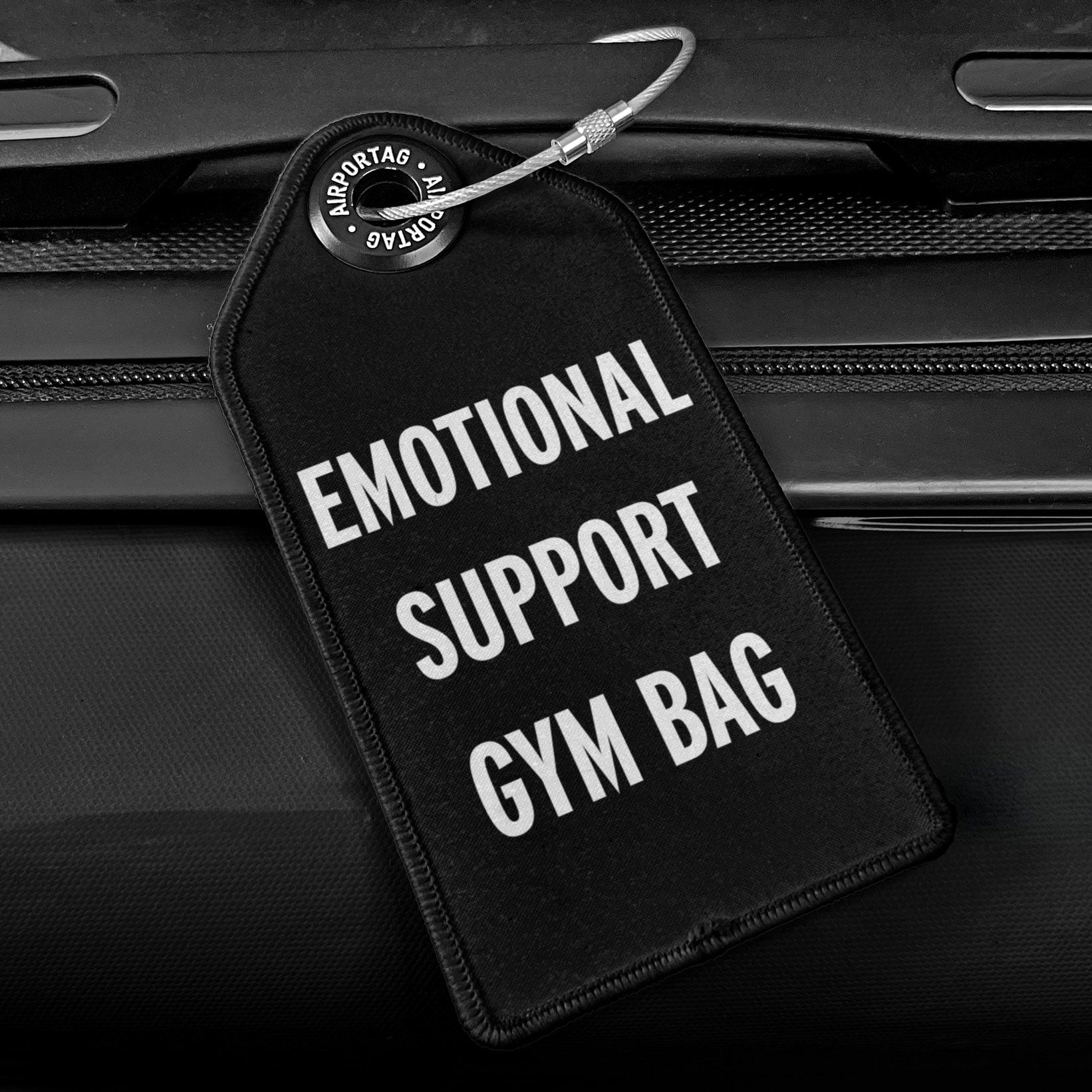 Emotional Support Gym Bag - Luggage Tag