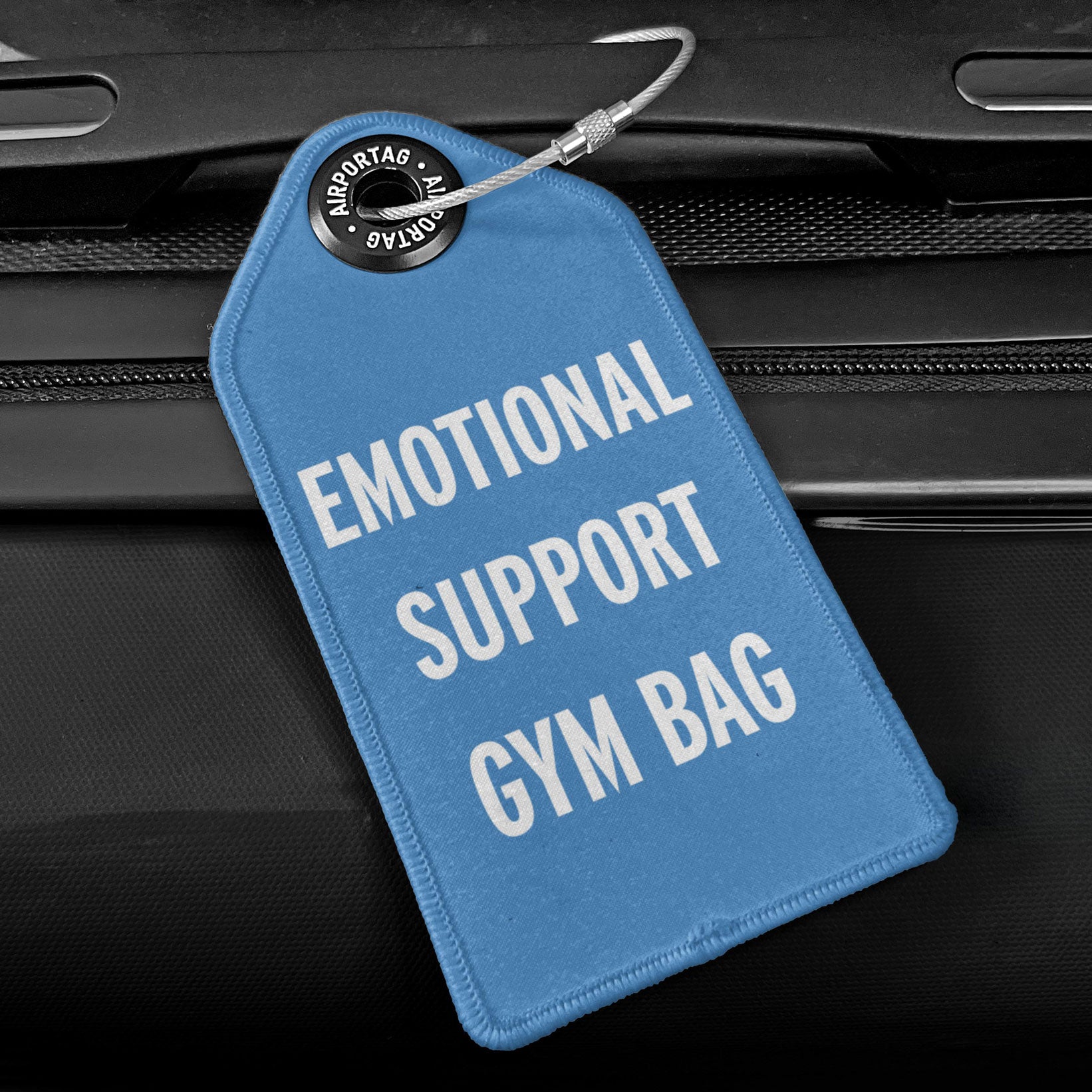 Emotional Support Gym Bag - Luggage Tag