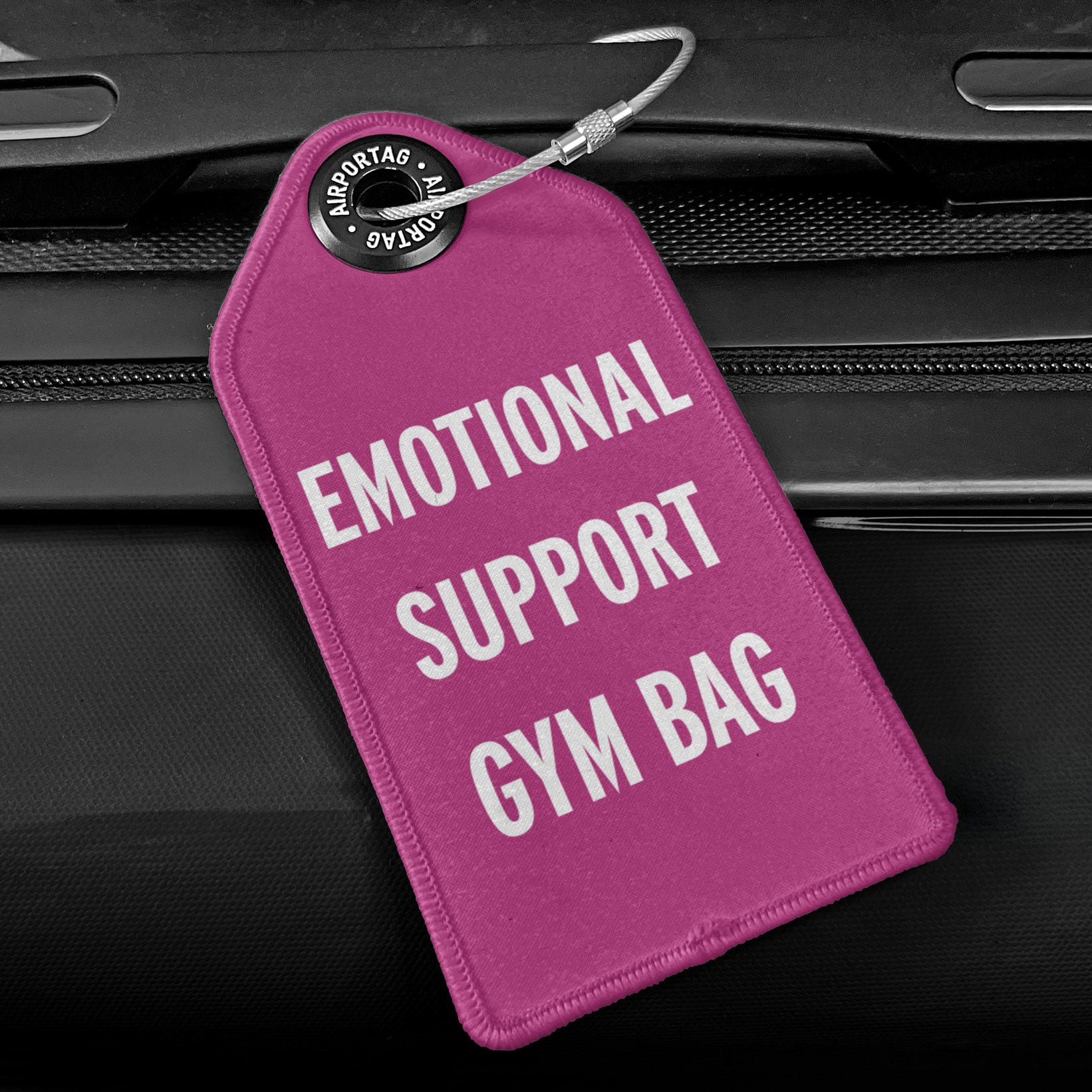 Emotional Support Gym Bag - Luggage Tag