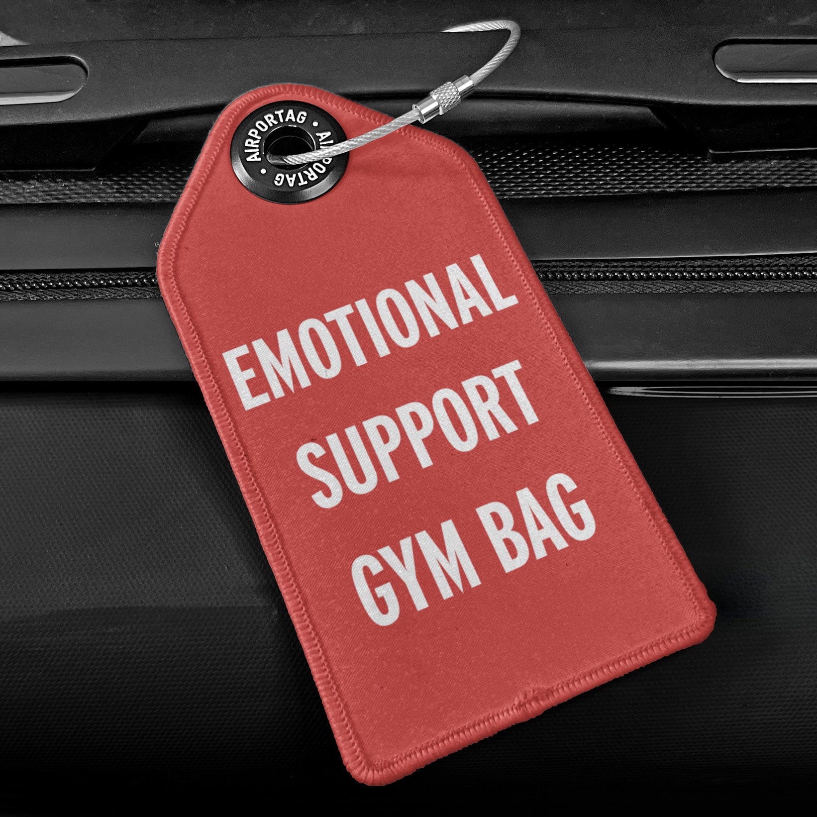 Emotional Support Gym Bag - Luggage Tag