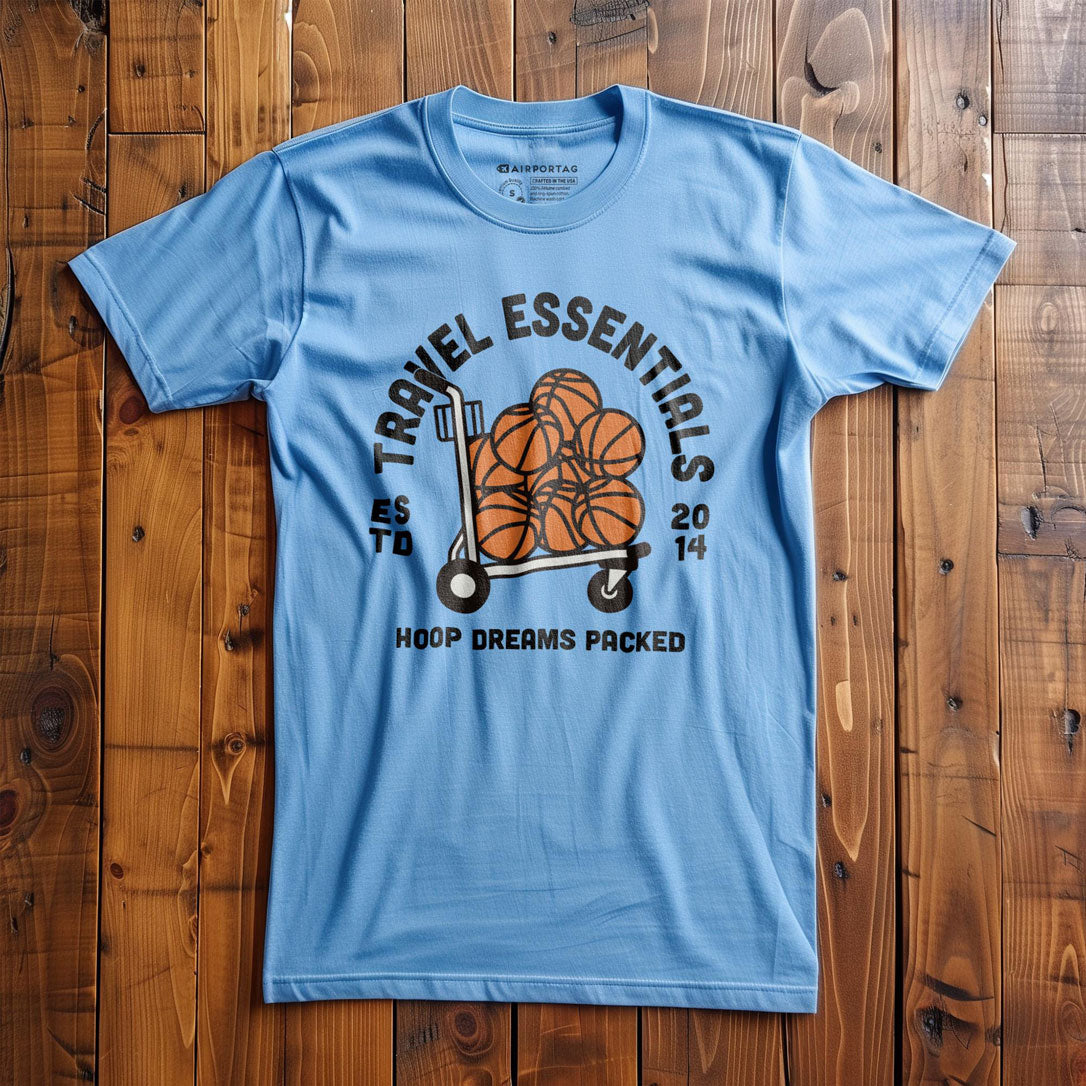 Travel Essentials Basketball - T-Shirt
