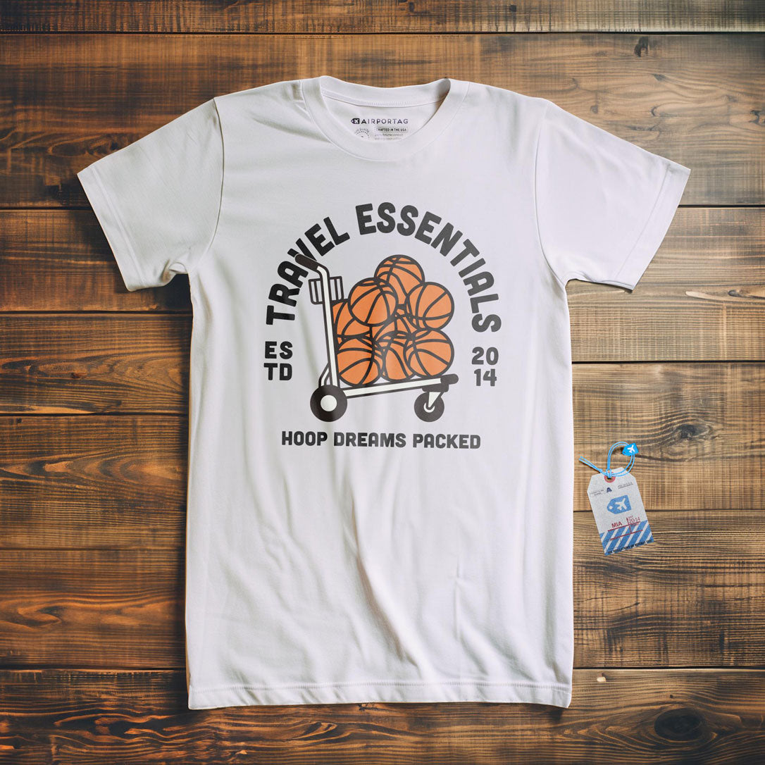 Travel Essentials Basketball - T-Shirt
