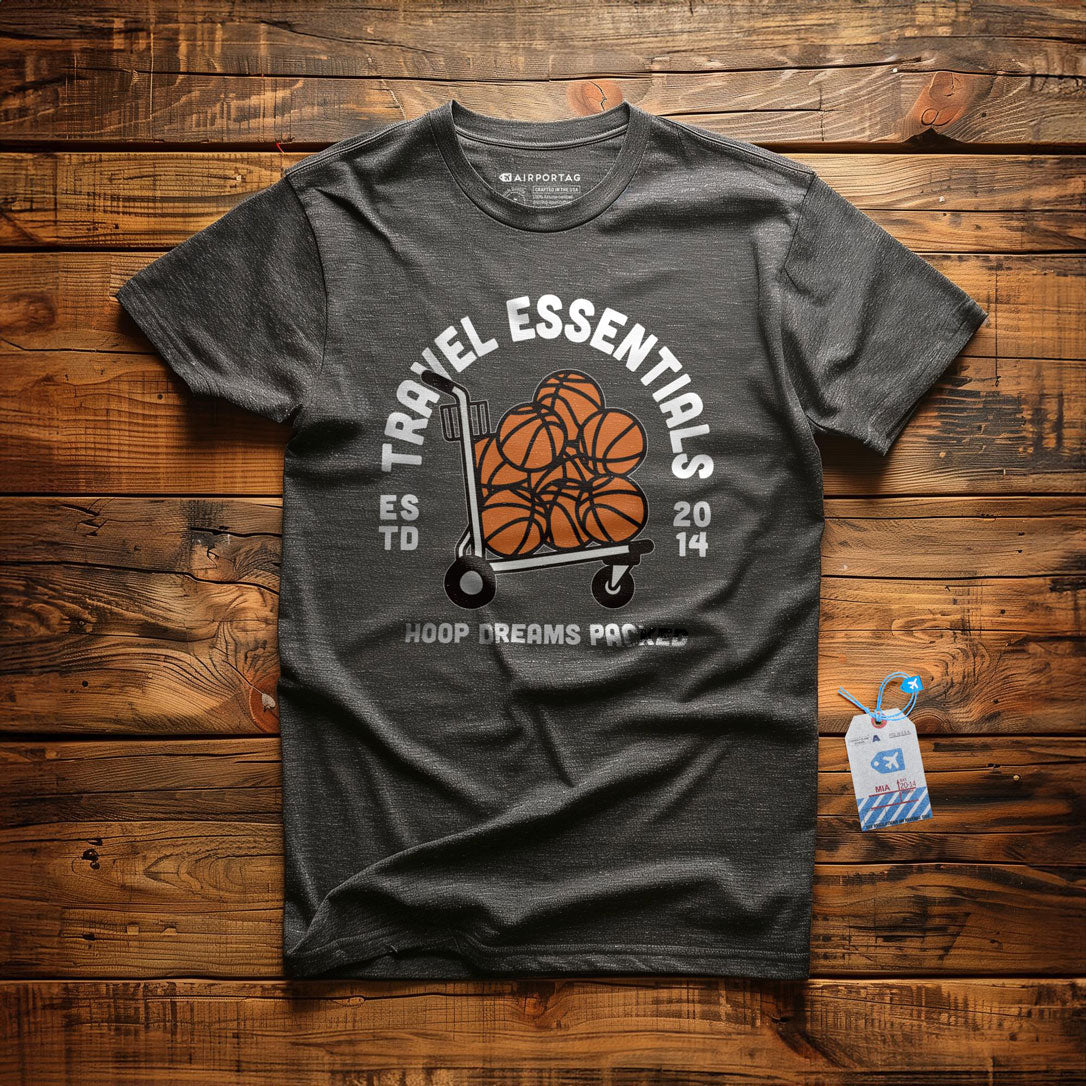 Travel Essentials Basketball - T-Shirt