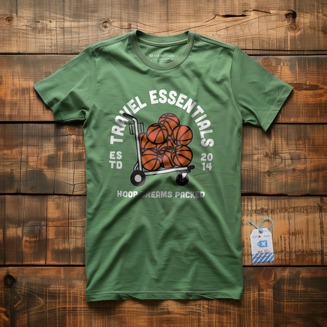 Travel Essentials Basketball - T-Shirt