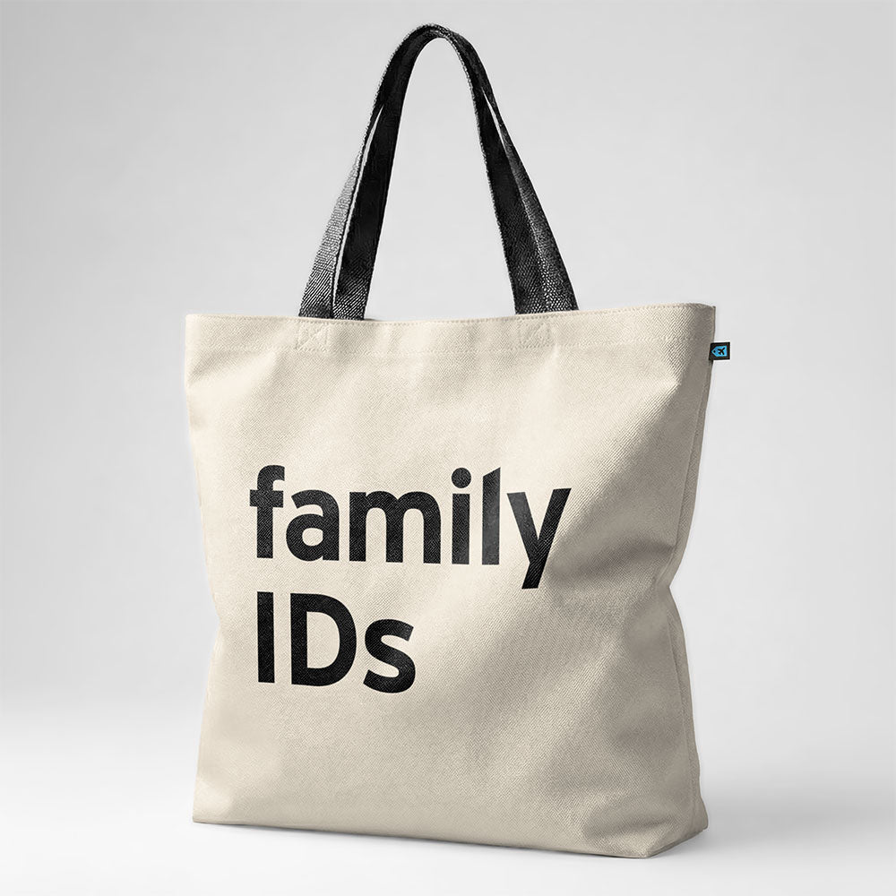 Cartes d’identité familiales - Sac fourre-tout