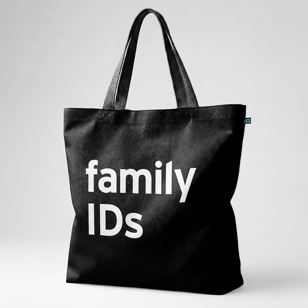 Cartes d’identité familiales - Sac fourre-tout