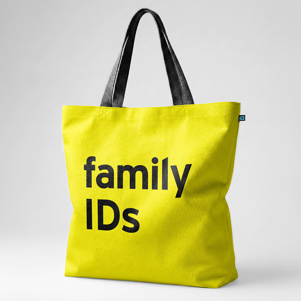 Cartes d’identité familiales - Sac fourre-tout