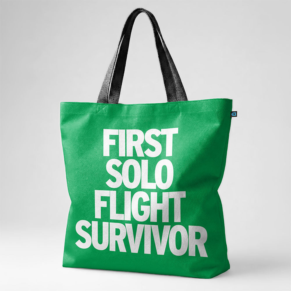 First Solo Flight Survivor - Tote Bag