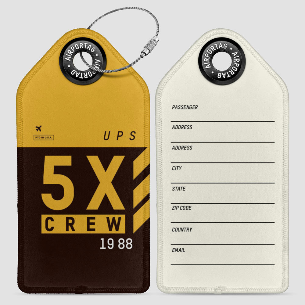 5X - Luggage Tag
