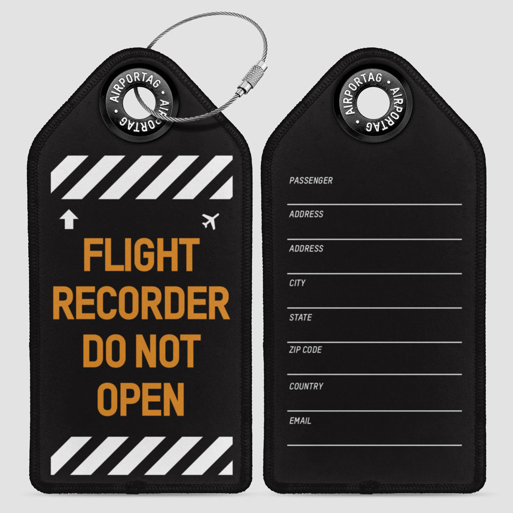 Flight Recorder - Luggage Tag
