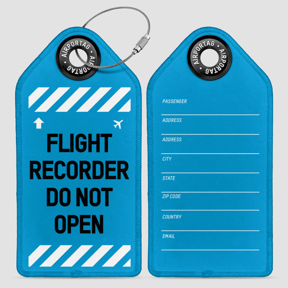 Flight Recorder - Luggage Tag