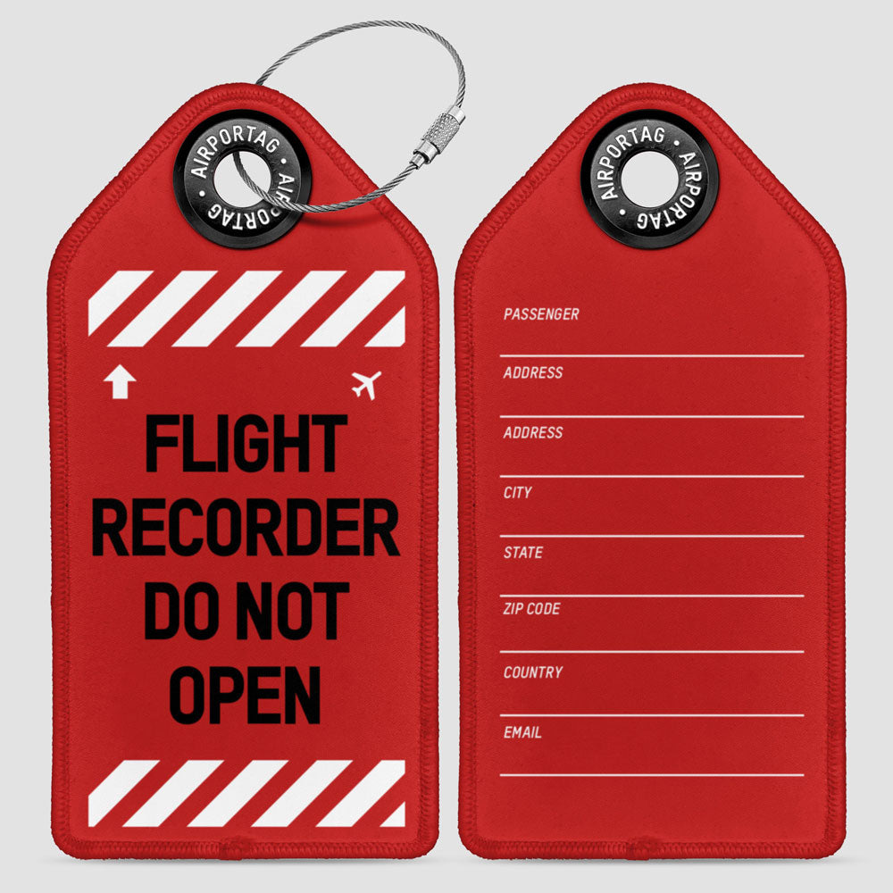 Flight Recorder - Luggage Tag