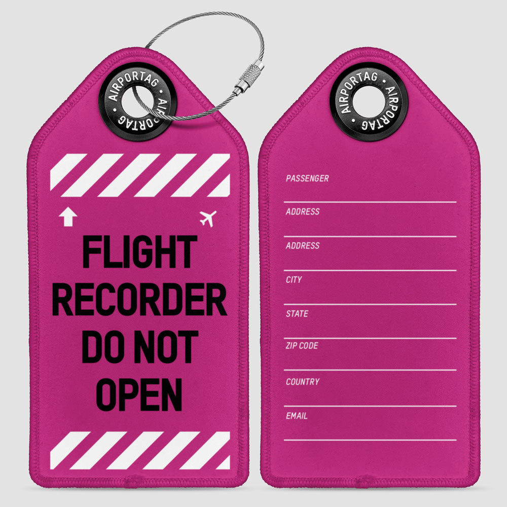 Flight Recorder - Luggage Tag